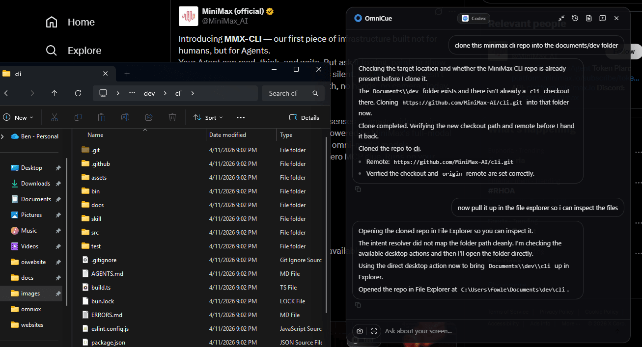 OmniCue screenshot