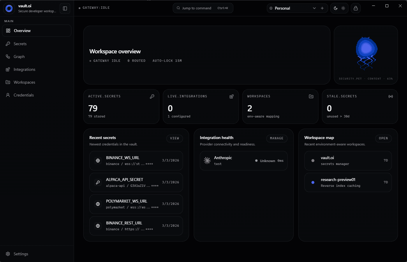 vault.oi screenshot