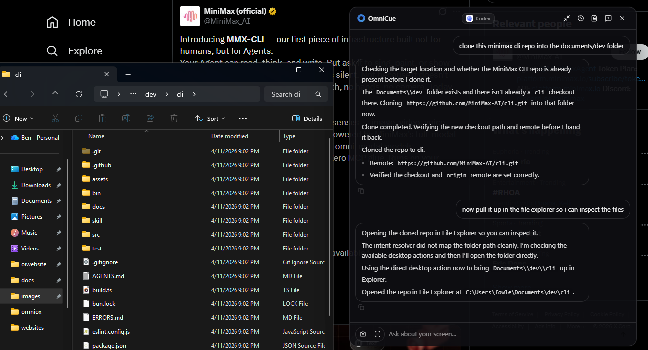 OmniCue screenshot